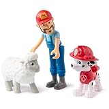 PAW Patrol Marshall & Farmer Al Figurenpaket mit Schaffigur, Kinderspielzeug für Jungen und Mädchen ab 3 Jahren