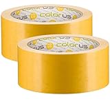 Colorus 2 Rollen Doppelseitiges Teppichklebeband 50mm x 25m – Stark haftend & rückstandsfrei entfernbar – Profi-Klebeband für Teppiche, Läufer, PVC & DIY-Anwendungen