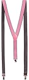 Ladeheid Damen Hosenträger LATGSZ25 (1313/25-Rosa/Schwarz)