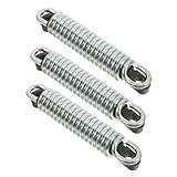 Parliky 3 Stück Fahrradanhänger Kupplungsadapter aus Wetterbeständigem Legierungsstahl mit Feder für Schnelle Sichere Montage und Stoßdämpfung Beim Camping und Pendeln