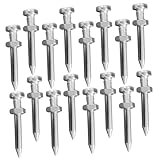 BESPORTBLE 26 Stück Teiliges Rasenbelüfter Schuhspikes Bodenbelüftungspfähle aus Langlebigem Material Robuste Aerator Nägel für Gesunden Rasen Geeignet für Gartenpflege und Professionelle