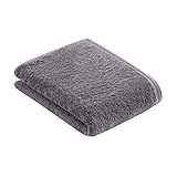 Vossen Vegan Life Duschtuch 67 x 140 cm dunkelgrau