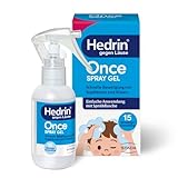 Hedrin ONCE - Spray Gel - Läuse-Gel zum Sprühen - Schnelle Beseitigung von Kopfläusen und Nissen mit nur einer Anwendung - klinisch belegte Wirksamkeit - 1 x 60 ml