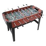 EurHomePlus Kickertisch, Tischfußballspiel, 120x61x81cm Stabiler Tischfußball, Kickertisch, Kicker für Einsteiger, Fußball Spieltisch
