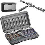 42-in-1 Schraubendreherset Magnetisches Schraubendreher Set Multi-Bit-Magnetschraubendreher Set Ratschen Schraubendreher-Set Magnetischer Schraubendreher für Computer Brillen Fahrräder Uhren Möbel