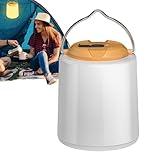 Wasserdichte LED-Laternen – Solar-wiederaufladbare Camping-Licht-Stromanzeige, 3 Helligkeitsstufen, verstellbares LED-Licht | tragbare Outdoor-Zeltlaterne, kompakte Garten-Terrassenlampe