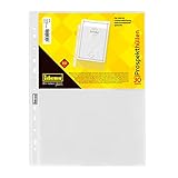 Idena 10404 - Prospekthülle DIN A4 Format, genarbt, 80µ, 30 Stück