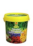 COMPO Hakaphos Blumenprofi, Blumendünger, Wasserlöslicher Dünger für alle Zimmerpflanzen, Balkon- und Terrassenpflanzen, 1200 g