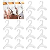 Regerly Handtasche Kleiderbügel Haken Schrank, 16 Stücke Haken für Taschen Rucksäcke taschen aufhänger taschenaufhänger für hängende Rucksäcke Schulranzen Schal Gürtel und Krawatte (Weiß, 16)