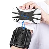 HLOMOM Handytasche Arm Joggen, Abnehmbares Handy Sportarmband Um 360° drehbarer Universal-Handyhalter, Kompatibel Mit Allen 4-6,5-Zoll-Smartphones, Ideal Zum Laufen Tragen Usw