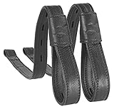 Equinate Slimline Mono Steigbügelriemen Ghost Schwarz 60 cm