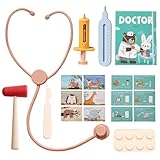 Kinderarzt-Spielset,Rollenspiel-Set Arztkoffer | Krankenhaus-Simulationszubehör Kostüm-Zubehör Für Mädchen Kinder Kindergarten Schule