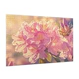 Puzzle Blume Puzzle 1500 Teile Anlage Puzzles Erwachsene mit Geschenkbox, DIY Groß Holzpuzzle für Erwachsene, Geschicklichkeitsspiel für Die Ganze Familie Geschenke für Frauen 87 x 57 cm -1853y