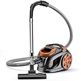 Oamger Beutelloser Staubsauger 3300W mit HEPA Filter – 3L Staubsackfrei, 5m Kabel, Leiser Betrieb für Teppiche & Hartböden, Ideal für Haustierhaare, Allergiker & Haushalte (Inkl. Mehrzweckdüsen) (3L)