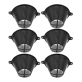 6 X Kunststoff-Farbfilter mit Feinem Nylongewebe, Wiederverwendbare Farbsiebe, Trichternetz für Lebensmittelrückstände von Öl auf Wasserbasis, 100 Mm