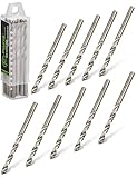 Pinava® Metallbohrer HSS-Co 10 Stk. Ø 3.3 mm - [Scharf, Robust & Präzise] - Profi Bohrer für Edelstahl, Stahl, Eisen etc. - Cobalt HSS-E Edelstahlbohrer selbstzentrierend