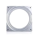 Fdit Drehbare Drehplatte ，6inch Drehscheibe Tischplatte zum Servieren von Messen Drehteller Druckkugellager Quadrat Lazy Susan Lager Galvanisierter Stahl für Küchen Zähler Kabinette Pantry