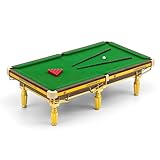 Naissgo Billardtisch, Mini Billiard Tisch mit 16 BäLlen, 2 Billardqueues, Mini Pool Billardtisch Maße 20 x 11 x 6 cm, Mini-Billardtisch Dekore für Billardzimmer, Familie, Party