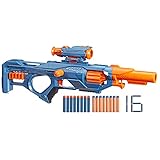 NERF Elite 2.0 Eaglepoint RD-8 Blaster, 8-Dart Trommel, abnehmbares Fernrohr und Abnehmbarer Lauf, 16 Darts, Bolzen, 27 Meter Schussweite