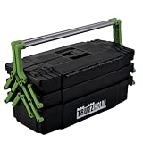 TRUTZHOLM Werkzeugkiste Werkzeugbox Werkzeugkoffer Werkzeugkasten Werkstattkiste Toolbox Organizer für Kleinteile Mehrzweckkoffer leer ca. 48x24x21 cm Aufbewahrungsbox