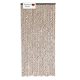 Lemodo Türvorhang Wohnwagen, Flauschvorhang beige/braun/weiß meliert 90x200 cm, Camping Vorhang als Fliegengitter für die Tür, Insektenvorhang, Fliegenschutz