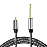 Audiokabel, 1/4-Audiokabel – Plug and Gitarren-Audiokabel | Robuster Kopfhöreradapter, Audiokabel, Aux-Audiokabel für Gitarrenverstärker-Mischpult-Anschluss