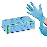 Meditrade Nitril NextGen® Untersuchungshandschuhe – puderfrei, latexfrei, Schutzhandschuhe – Größe M – Hellblau – 100 Stück