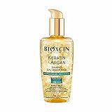Bioxcin Keratin & Argan Reparierendes Haarpflegeöl 150ml - Tiefenwirksame Pflege für Geschädigtes Haar - Mit Anti-Frizz Effekt - Für Alle Haartypen