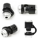 Angoily Handy mikroskop LED Makro Clip Objektive für Mobiltelefone Umfang Tasche Handy bildschirmlupe handyluppe mikroskop für Handy briefmarkenlupe Handy-Lupe Lupe der Telefonkamera Black