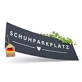 ElbFuchs Schuhparkplatz Fußmatte 100x35cm Grau I Waschbare & rutschfeste Indoor-Schuhmatte & Abtropfmatte I Ideal als Schuhunterlage & Schuhablage I Schmutzfangmatte für Flur & Eingang