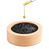 Duftstein für Ätherische Öle, Diffuser Aroma Diffuser mit Hölzerner Räucherkiste, Aroma Duftstein für Automobil und Innenraum Ätherische Öle für Aromatherapie in Schlafzimmer, Badezimmer, Büro, Reisen