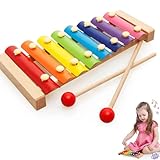 Xylophon Glockenspiel Holz,Holz Bunt Xylophon,Kinder Xylophon Bunt Xylophon,Xylophon Kinder,Xylophone Instrument,Xylophon Baby,Holz Xylophon für Kinder,Musikinstrumente für Kinder Kinderspielzeug