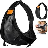 IBOPUXIU Babytrage, Ergonomisch Hüfttrage, Baby Carrier Seitlich, Verstellbare Tragetuch Baby, Babytrage Neugeborene ab Geburt Für Neugeborene Bis 3-36 Monaten(Schwarz)