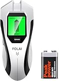 Leitungssucher Ortungsgerät 5 in 1 Wandscanner-Detektor Multifunktionaler Bolzendetektor mit LCD Anzeige Detektor für Holz, Metall, Stromleitung und AC Spannungs führenden Leitungen（Grün）