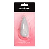 Manicare Maus-Bimsstein gegen trockene Haut, Hühneraugen, Schwielen und rissige Fersen, entfernt harte, abgestorbene Haut, Pediküre-Stein, natürlicher Bims, glättet Haut an Ellbogen und Knien