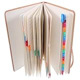 WEKAMOS Kleines Adressbuch A5 mit Alphabetischen Registerkarten Tragbarer Adressorganizer für Telefonnummern und Passwörter Platzsparendes Notizbuch für Zuhause und Büro