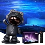 FULEN Sternenhimmel Projektor, LED Nachtlicht Kinder Galaxie Projektor, Aurora Nordlicht Projektor Mit Timer & Fernbedienung, Schlafzimmer Deko, Geschenke für Kinder, Schwarz