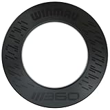 WINMAU Blade 360 Dartscheibe Schutzring - Schwarzer Dart Surround - Robuster Backboard-Wandschutz für Dartboard - Professionelles Dartzubehör
