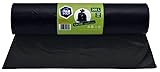 PAM-FOLIE Universal-Müllsäcke 360L - 10 Stück - XXL Große, Starke, Dicke Abfallsäcke, Basic - 120x150cm - 35µm - schwarzer Müllbeutel - robuste Mülltüten - Regranulatfolie