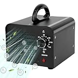Ozongenerator 30000mg/Std Ozongerät, Ozonisator Industrieller O3 Ozon Luftreiniger mit 120 Min Timer bis zu 300㎡ Geruchskiller für Auto/Wohnung/Rauch/Haustiergerüche/Küchengerüche