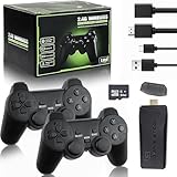 Hihting Retro Gaming Stick, Spielekonsole, Retro Spielekonsole, Retro Konsole Spielkonsole Videospielkonsole M8 64G 4K HDMI-Ausgang, 20000+ Spiele, 2.4G Wireless Game Controller, TV Videospielmaschin
