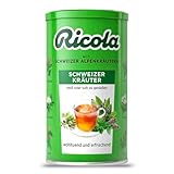Ricola Instant Schweizer Kräuter-Tee heiß oder kalt, 1 x 200g, Teegetränk aus 13 Schweizer Bergkräutern, Instant-Getränkepulver Eistee