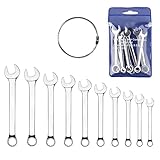 Ldirect Mini Wrench Ausrüstung Schlüsselsatz Gabelschlüssel Kombischlüssel Kleiner Schlüsselsatz, Metrisch und SAE (MET) No