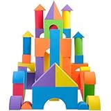 30 Stück Weiche Stapelblöcke, Kind Eva Schaum Bausteine, Große Schaumstoff-Bausteine, Baby Badespielzeug, Frühkindliches Lernspielzeug, Geeignet für Kinder ab 18+ Monaten und 2-4 Jahren