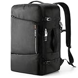 Inateck 42L Anti Diebstahl Reiserucksack Handgepäck Flugzeug mit Zahlenschloss Damen Herren, 17-Zoll-Laptop Rucksack