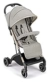 CAM Sportwagen & Reise-Buggy COMPASS Sitzbuggy mit Trolley-Griff - leicht kompakt zusammenklappbar - Stabiles Aluminium-Gestell - Hochwertige Materialien (196 mèlange tortora)