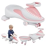 Tulano Focus 55 Laufrad ab 3 Jahr ohne Pedale mit kleinem Anhänger | Rutschfahrzeug Kleinkind | Gummireifen & ergonomischer Sitz | Indoor & Outdoor Spielzeug | Rosa