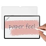 kwmobile 2X Matte Schutzfolie kompatibel mit Samsung Galaxy Tab S7 FE Papier Gefühl Folie - Tablet Full Screen Paper Feel Cover - Tablet Displayfolie Papiergefühl