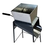 Rübenmühle mit Fußgestell 80x26x28cm Obstmühle Äpfel Apfelsaft Trauben Saftpresse Futtermühle Küchenmühle Futtermuser Handmühle Futter-Mühle RübenFutterhäcksler Rübenhäcksler Häcksler Muser Möhren Kartoffeln Rüben zerkleinern auf Zerkleinerer