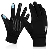 Handschuhe Kinder Softshell Winterhandschuhe Wasserdicht Warme Sporthandschuhe Kinder Reithandschuhe mit Anti-Rutsch Winddicht Fahrradhandschuhe Fleece Radhandschuhe Outdoor Sport für Jungen Mädchen